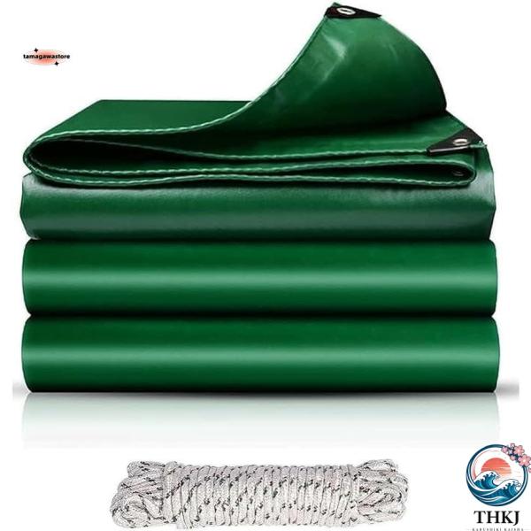 トラックシート 2ｍ 3ｍ 4ｍ 5ｍ 6ｍ 7ｍ 8ｍ対応 450ｇ/m2 厚手 防水仕樣 PVC 帆布 ゴムロープ付属 トラックシート 日焼け防止 耐候性 耐