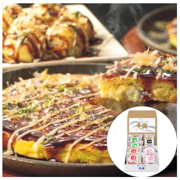 1973年大阪千日前にて創業。お好み焼の本場大阪の名店「千房」の味をご家庭で簡単にお召上がり頂けるように、冷凍商品としてお店の味を再現いたしました。人気の高い定番のお好み焼「豚玉」ともちとチーズが入った女性に人気の「もちチーズ」、関西風あっ...