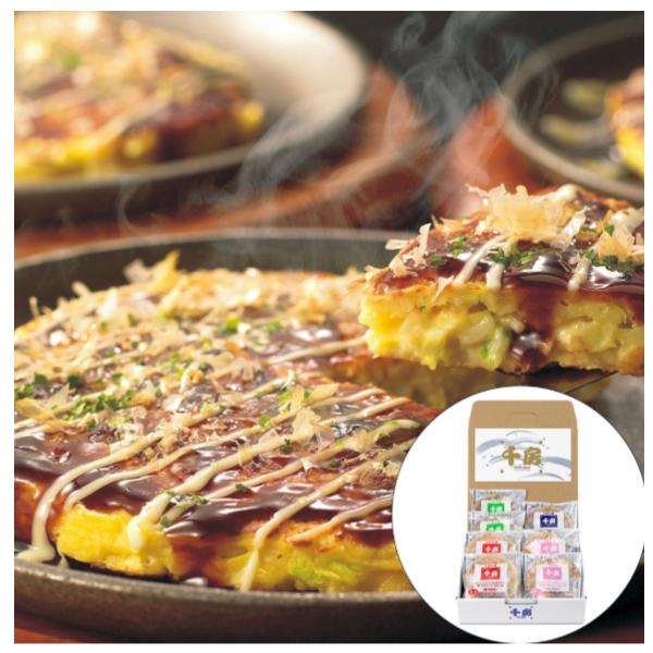 1973年大阪千日前にて創業。お好み焼の本場大阪の名店「千房」の味をご家庭で簡単にお召し上がり頂けるように、冷凍商品としてお店の味を再現いたしました。人気の高い定番の「豚玉」や「イカ玉」といったお好み焼や関西風あっさり醤油味の「ねぎ焼」に女...