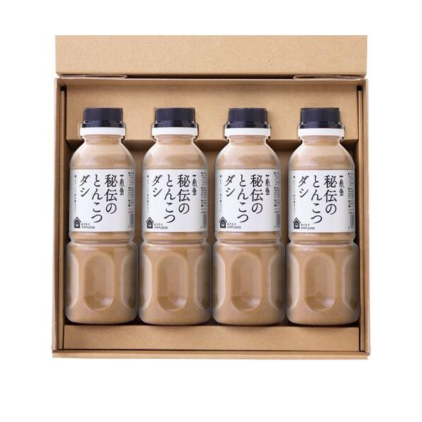 一風堂秘伝のとんこつダシ4本セット スープ ギフト 贈物 産地直送