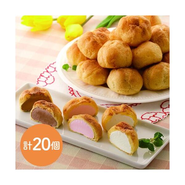 焼きたての香ばしいシューパフに人気NO1のやわらかバニラアイス、ほのかな酸味を利かせたストロベリーアイス、マイルドな味わいのチョコレートの３種類のアイスをたっぷり詰め込みました。■配送不可地域：離島は配送不可■温度帯：冷凍アレルゲン表示：（...