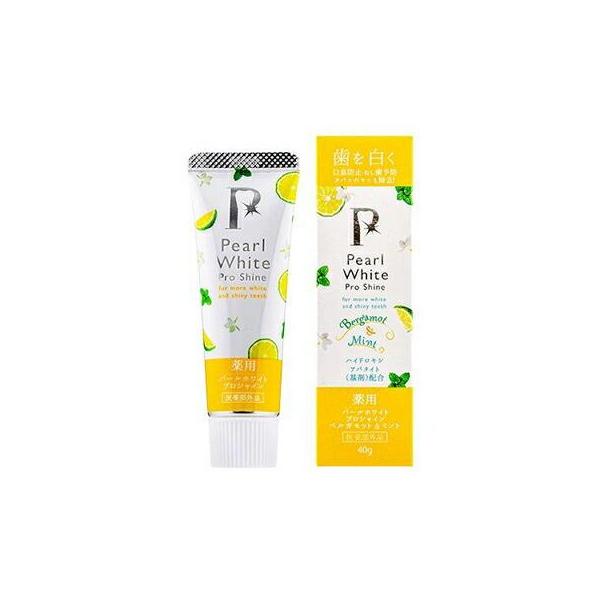 他サイト： 薬用パールホワイト プロシャイン ベルガモット＆ミント 40g 医薬部外品 口腔ケア トゥースケアの商品画像