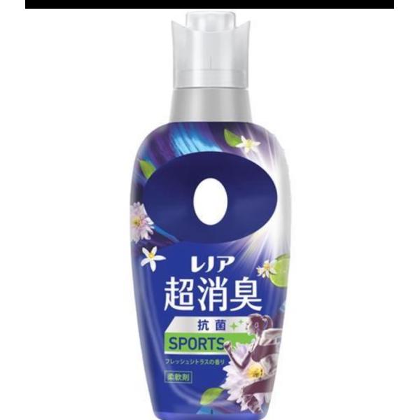 P&G レノア 超消臭 抗菌SPORTS 柔軟剤 フレッシュシトラスの香り 本体 475mL