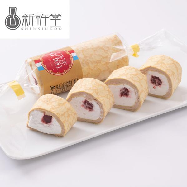 片手で味わえる「ワンハンドスイーツ」シリーズの新作です。チョコレートクリーム・ホイップクリームをもちもちクレープ生地で巻き込みました。中心にはストロベリージャム。濃厚でありながら口どけの良い味わい。■配送不可地域：離島は配送不可 (北海道・...