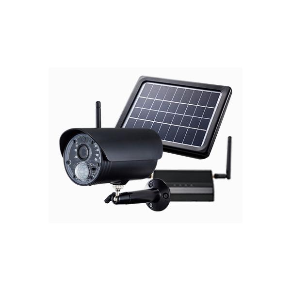 NSK ソーラーバッテリーワイヤレス防犯カメラ 屋外 :4545915007615:Y