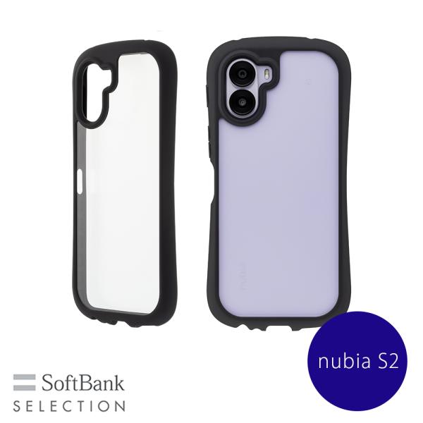 SoftBank SELECTION Play in Case for nubia S2 ブラック SB-A107-HYAH/BK