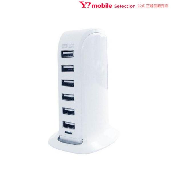 カシムラ AC-029 AC-6USB-8A 自動識別 WH