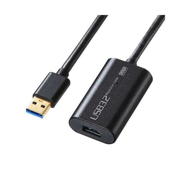 サンワサプライ USB3.2アクティブリピーターケーブル10m SANWA SUPPLY USB3.2アクティブリピーターケーブル10m USB3.2