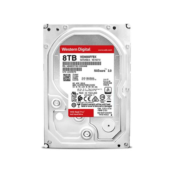Western Digital 8TB HDD WD8003FFBX NAS用