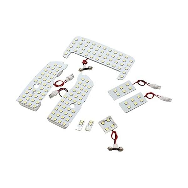 YMS PARTS プリウス 30 系 LEDルームランプ プリウス  ホワイト LEDバルブ 室内灯 爆光 カスタムパーツ ルームランプセット (プリウス ZVW30 30系 前期/後期)