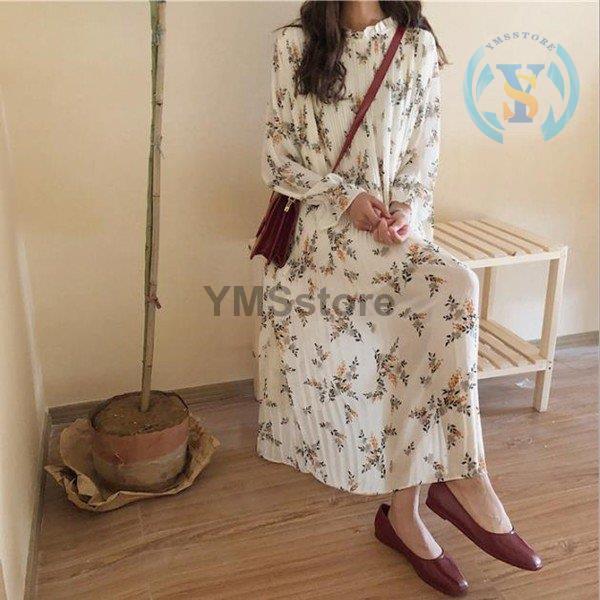 レディース ワンピース 長袖 ロング丈 ワンピース 可愛い 春秋夏 ワンピース Hl0729 Cx1540 Ymsstore 通販 Yahoo ショッピング
