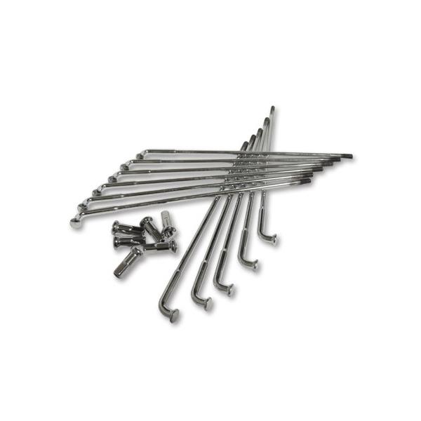 15インチ 161mm クローム スポーク 40本 ニップル 付属 ドロップ