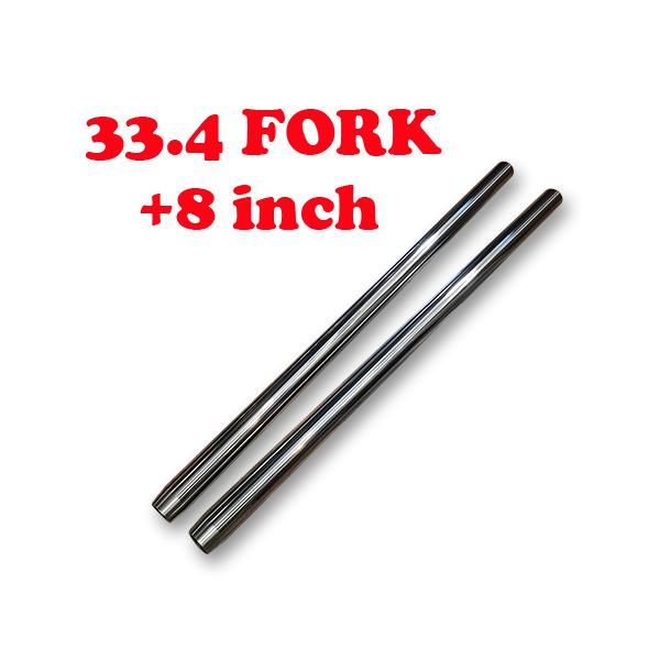 33.4mm フォーク インナーチューブ +8インチ ロング ロング 33.4mm フォーク インナーチューブ +8インチ ロング ロング