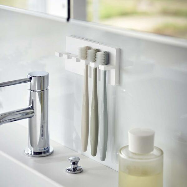 他サイト： フィルムフック歯ブラシホルダー　ミスト　5連　ホワイトの商品画像