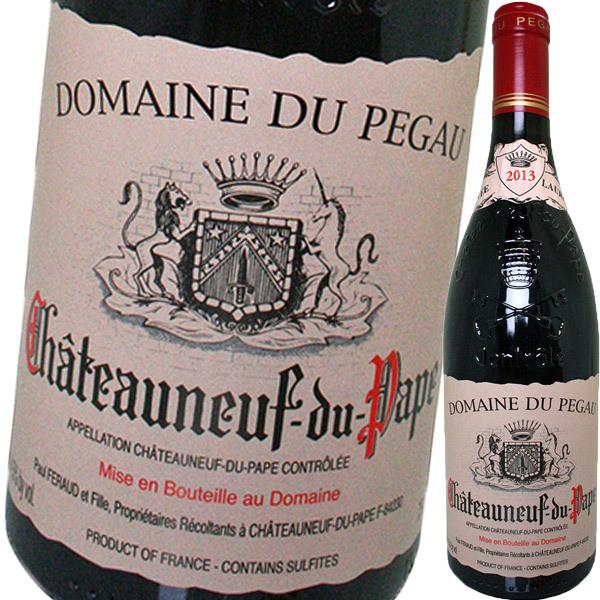 （赤ワイン）ドメーヌ・デュ・ペゴー・シャトーヌフ・デュ・パプ・キュヴェ・ローランス 2013 wine
