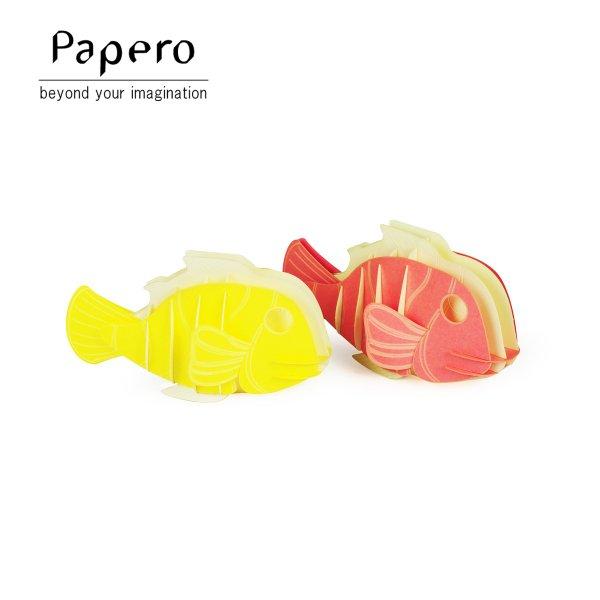 ペーパークラフト Papero Bean ペイパロビーン Clown Fish 2pcs クラウンフィッシュ 2個セット・キッズ・知育玩具