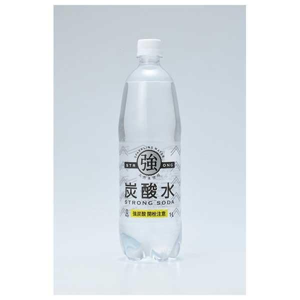 他サイト： 友桝 強炭酸水 PET 1L 1000ml x 15本 ケース販売 友桝 飲料 日本 2102134の商品画像