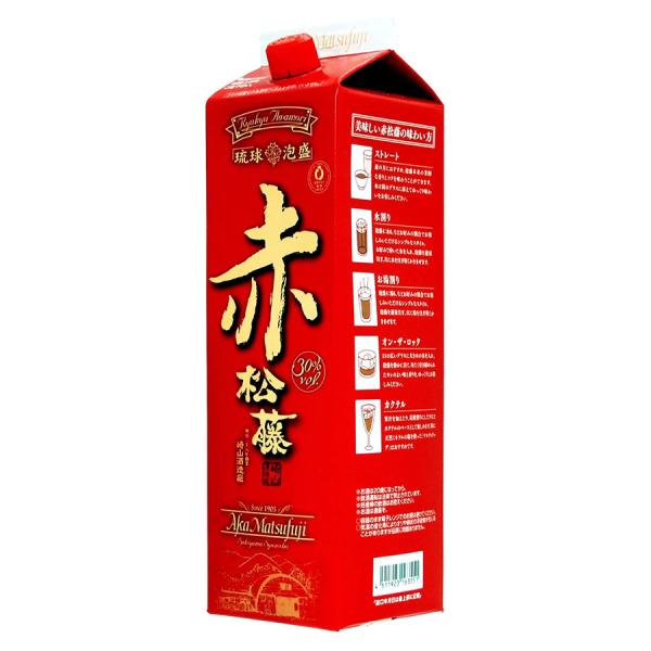 ■泡盛■黒松藤■30度■1800ml ■紙パック■12本セット■送料無料 □泡盛□黒松藤□30度□1800ml □紙パック□12本セット□送料無料
