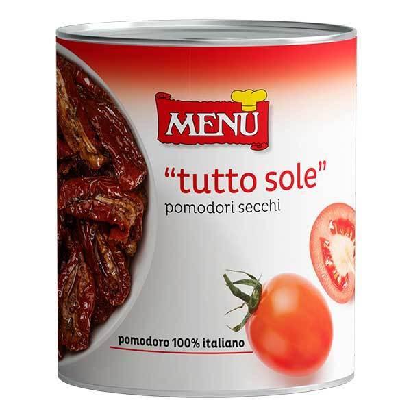 メニュー ドライトマト オイル漬け 缶 800g x 12個 ケース販売 送料無料 本州のみ モンテ イタリア 野菜 瓶詰 015005