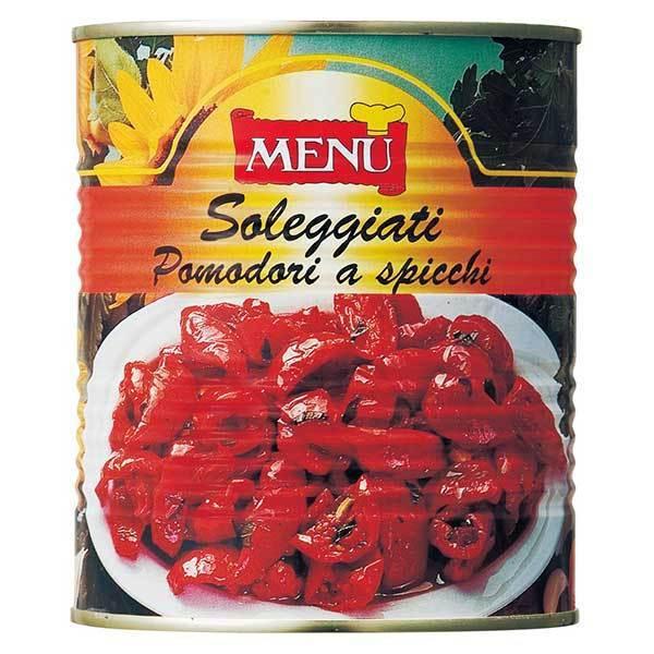 メニュー セミドライトマト オイル漬け 缶 800g x 6個 ケース販売 送料無料 本州のみ モンテ イタリア 野菜 瓶詰 015033