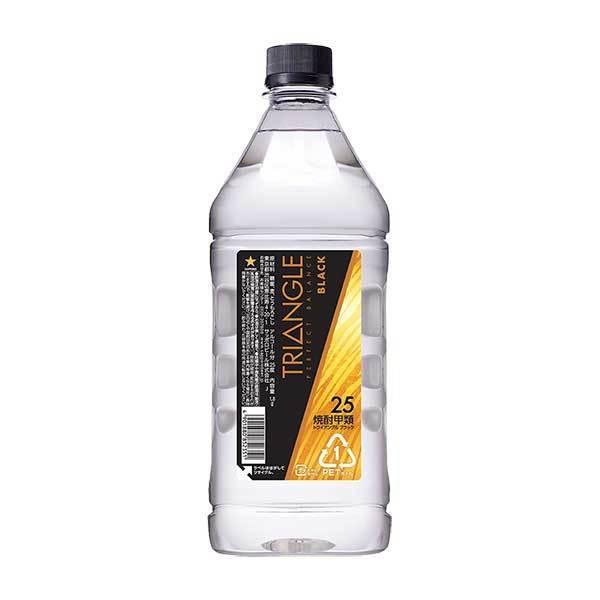 サッポロ（SAPPORO） トライアングル ブラック 25度 PET 1.8L 1800ml x