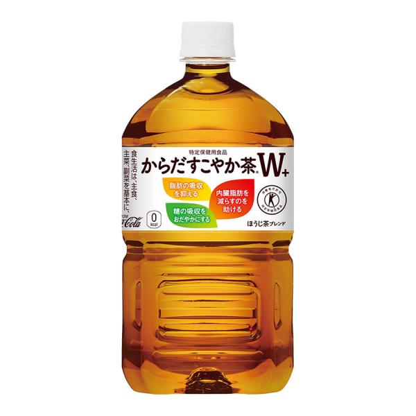 他サイト： からだ巡茶 からだすこやか茶Ｗ＋ [PET] 1.05L 1050ml x 12本[ケース販売] 送料無料(本州のみ) [コカコーラ 飲料 お茶 日本 54172]の商品画像