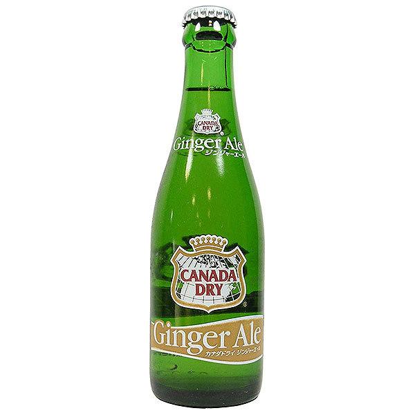 カナダドライ ジンジャーエール 業務用 瓶 207ml x 24本 ケース販売 P