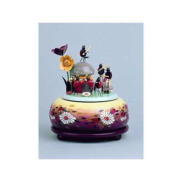 German Music Box Spiedose Beetle Orchestra 15 Cm 6 Inch Authentic G Belzebub2 Com
