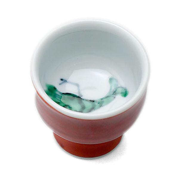 九谷焼：染付色絵海老文馬上盃・須田菁華《盃》 : 和食器の愉しみ 工芸