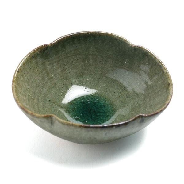 長森慶 麦わら湯呑 朝日焼 唐津焼 青唐津木瓜向付・長森慶《小鉢・