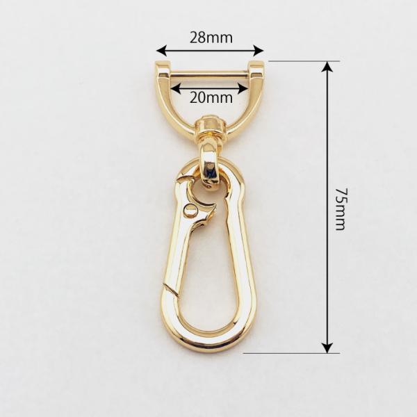 �J���r�i D�J���t�� �R�ʂ蕝20mm �l�W�� �L�[�z���_�[ 2�Z�b�g ���i�摜2