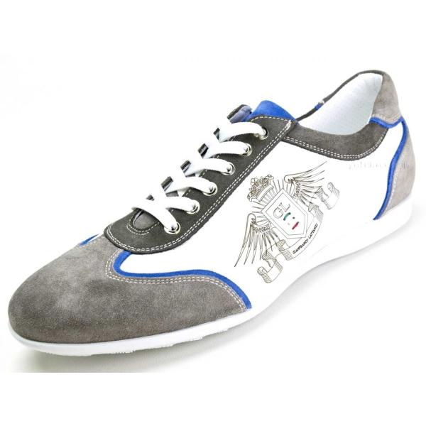 GIANFRANCO LATTANZI 6211 VELOUR 2004/CALF WHT レザースニーカー ジャンフランコ ラッタンツィ イタリア製