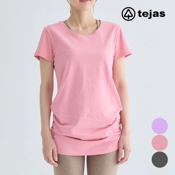 tejas（テジャス） セール ヨガウェア トップス Tシャツ 半袖 丈長め