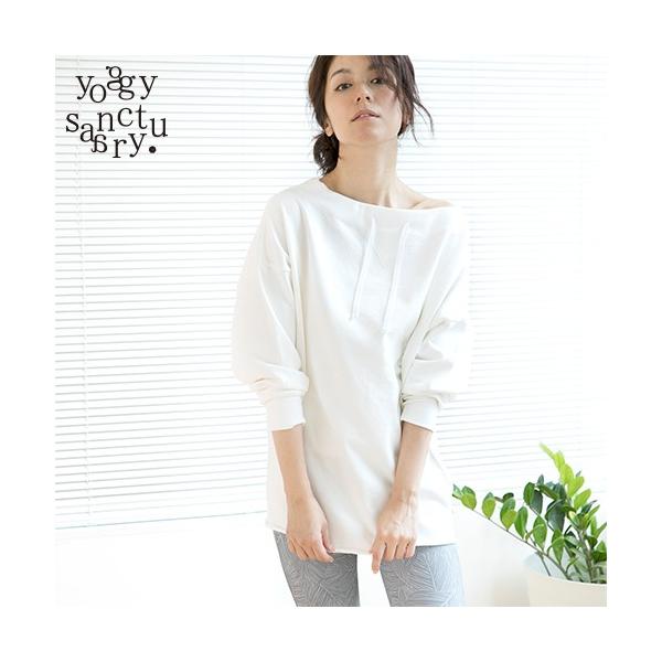 ヨギーサンクチュアリ ボトルネックプルオーバー ヨギーサンクチュアリ ヨガウェア トップス ボトルネックプル