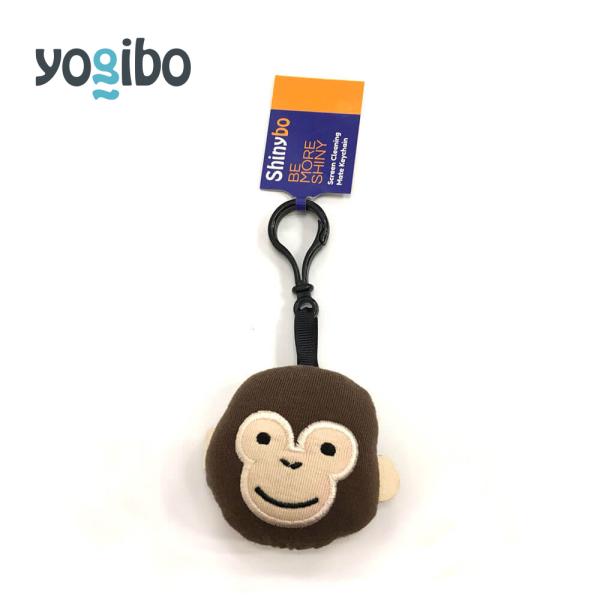 【ポイント10倍 7/12まで】 Yogibo Mate Strap Monkey - メイトストラップ モンキー（モリソン） 画面クリーナー ヨギボー ビーズ ぬいぐるみ ビーズクッション