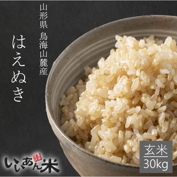 はえぬき 新米予約 玄米 30kg いいあん米 山形 庄内 農家直送 はえぬき 新米予約 玄米 30kg いいあん米 山形 庄内 農家直送