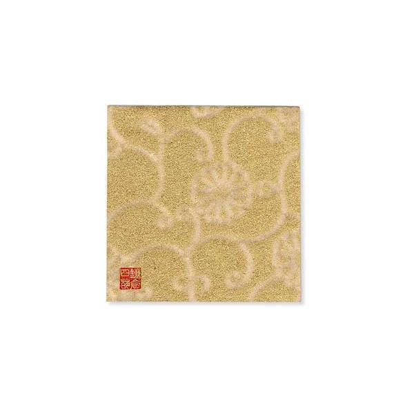 「絹すき」菊唐草/方形