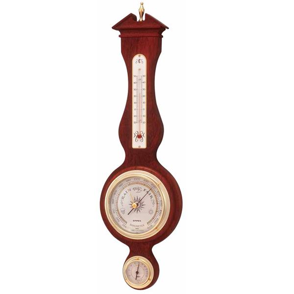 エンペックス気象計 温度湿度計 おしゃれ レトロ アナログ 日本製天然