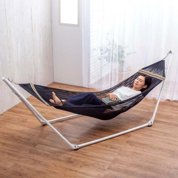 ハンモック　自立式 ハンモック 幅262 奥行76 高さ78cm Sleeple 3WAYマルチハンモック 自立