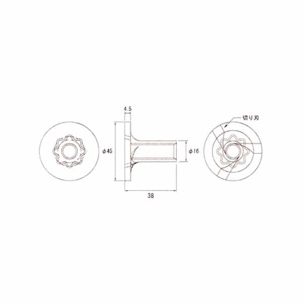 �X���[�N���t�i�b�g M12�p����SZN-38  442-5014  200�� �J�i�C  ��b ���� �\������ �y�� ���i�摜1