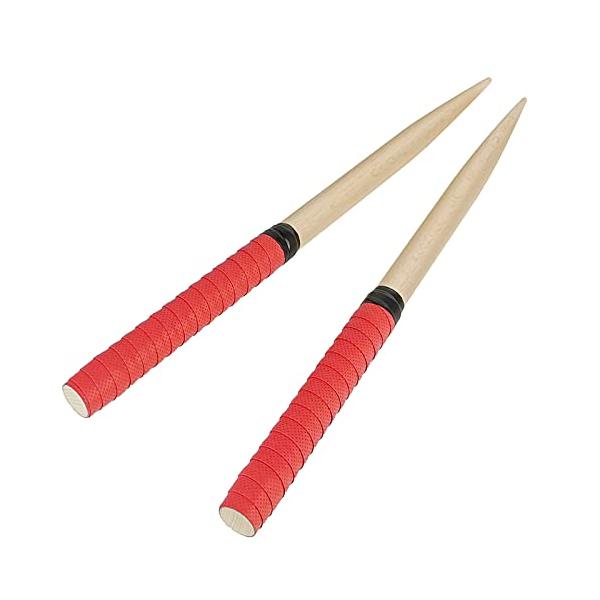 Lotus 太鼓の達人 マイバチ 使いやすい 長さ約380mm 直径20mm 2本1組 赤