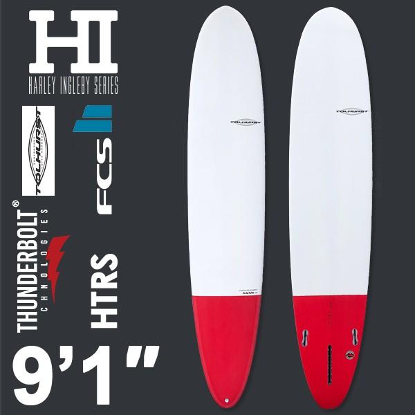 Thunderbolt サンダーボルト サーフボード Harley Ingleby Hihp 9 1 ハーレーイングルビー 2 1 Fcs2 Xeon Carbon White Red ロングボード Purrworld Com
