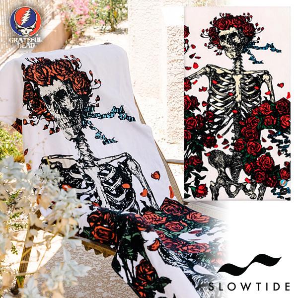 ビーチタオル 大判 Slowtide おしゃれ ブランド バスタオル Skull Roses Grateful Dead St409 The Usa Surf Online Store 通販 Yahoo ショッピング