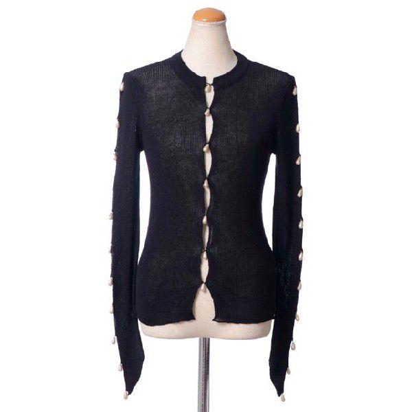 メゾン マルタンマルジェラ(Maison Martin Margiela) パール付き長袖