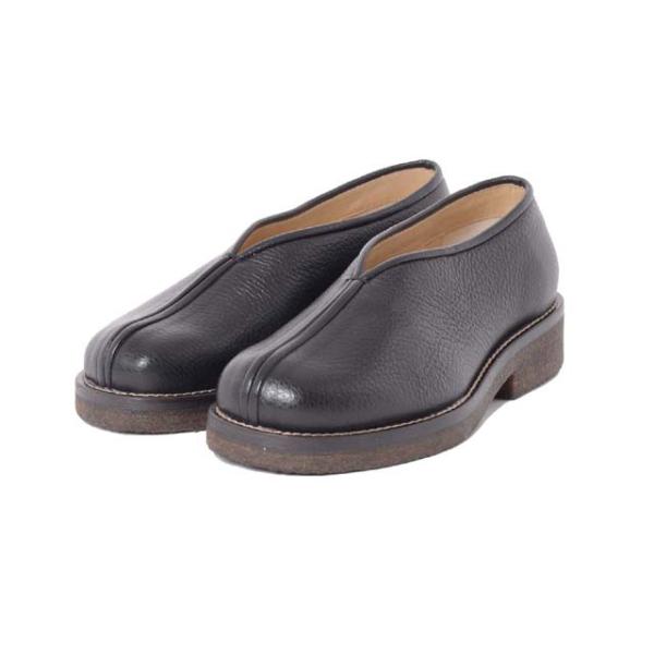 ルメール LEMAIRE PIPED SLIPPERS シューズ 牛革 ブラック ルメール LEMAIRE PIPED SLIPPERS シューズ 牛革 ブラック
