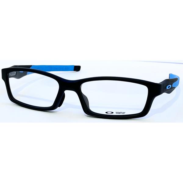 [Release date: June 12, 2023]OAKLEY（オークリー）眼鏡フレーム　※度付き対応可品番：OX8118モデル名：CROSSLINK  クロスリンクカラー：マットブラック/スカイブルー（0156）フレーム素材：プラ...
