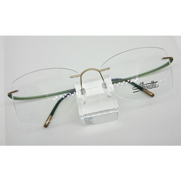 Silhouette シルエット Essence 眼鏡 メガネ フレームレス 超軽量 メガネ フレーム 5523-GR-5542 サイズ52