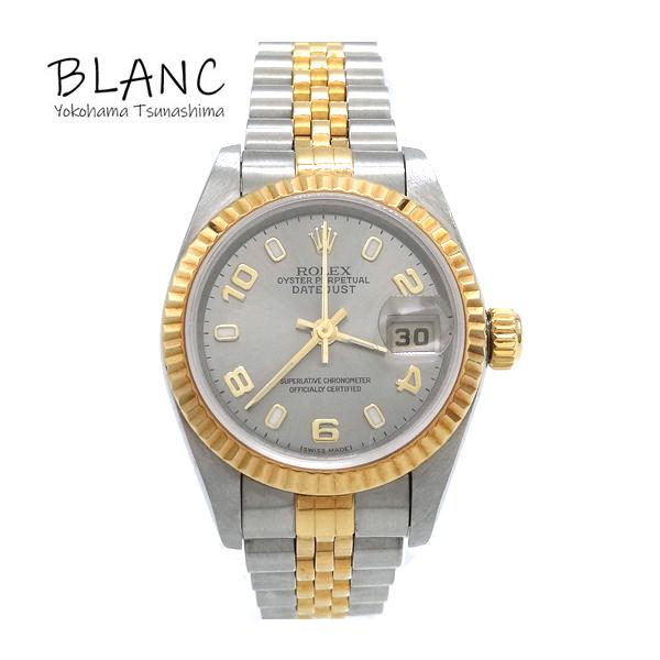 ROLEX ロレックス デイトジャスト 79173 K番 グレー文字盤 ステンレス  