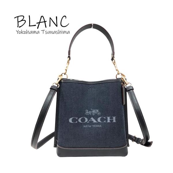 COACH（コーチ） モリ― バケット 22 2WAY デニム レザー デニムブルー