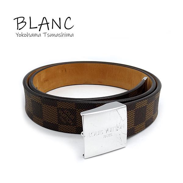 LOUIS VUITTON ルイヴィトン ベルト サンチュール キャレ ダミエ  
